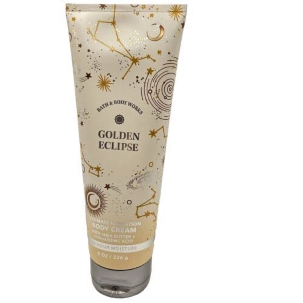 Bath & Body Works GOLDEN ECLIPSE Body Cream 8 FL Oz‎ Shea Butter Hylauronic Acid